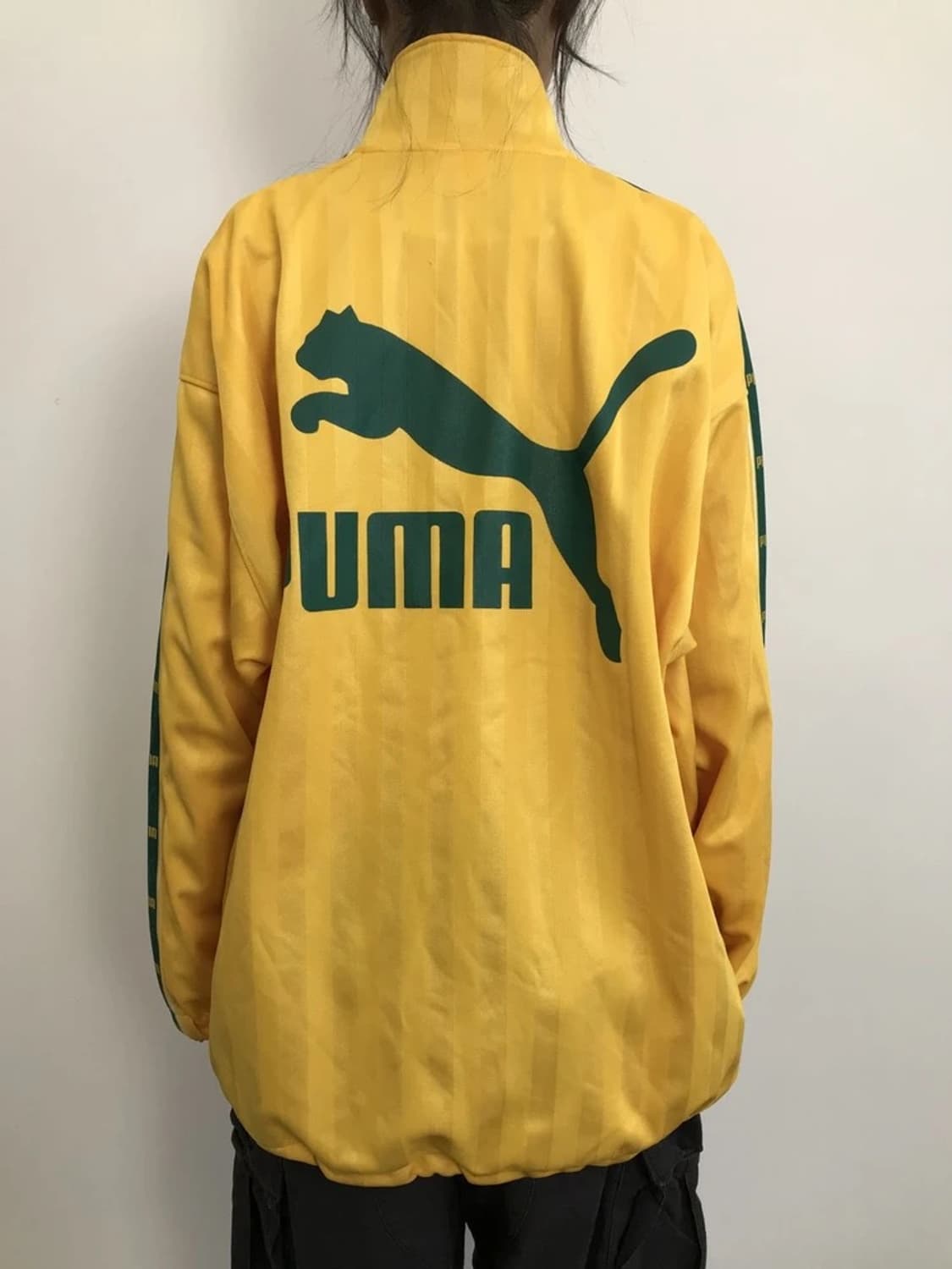 Vintage Puma Yellow Track Jacket 상품이미지2