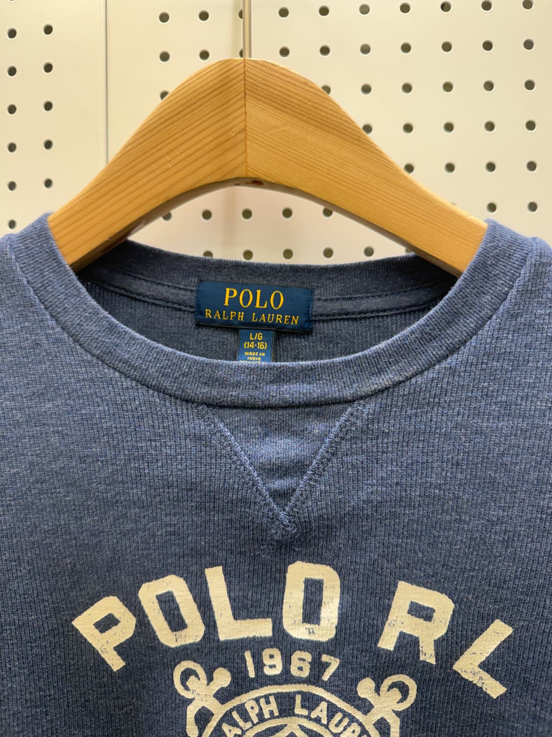 폴로 랄프로렌 로고 프린트 크루넥 맨투맨 U474 상품이미지4