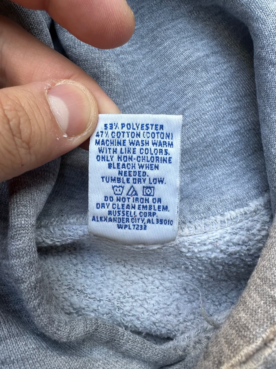 90s 빈티지 러셀 후드 티셔츠 상품이미지6