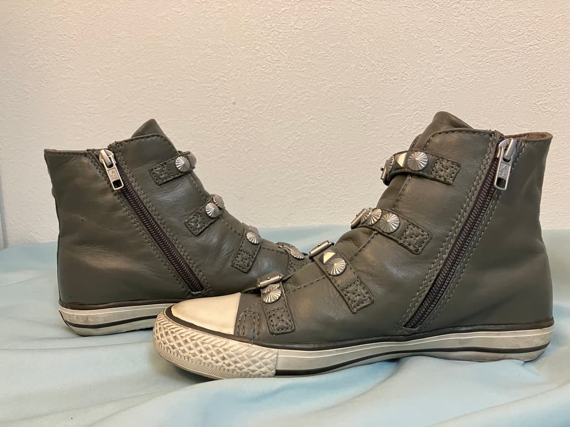 Ash 아쉬 한정판 스터드 버클 하이탑 스니커즈 y2k 상품이미지6