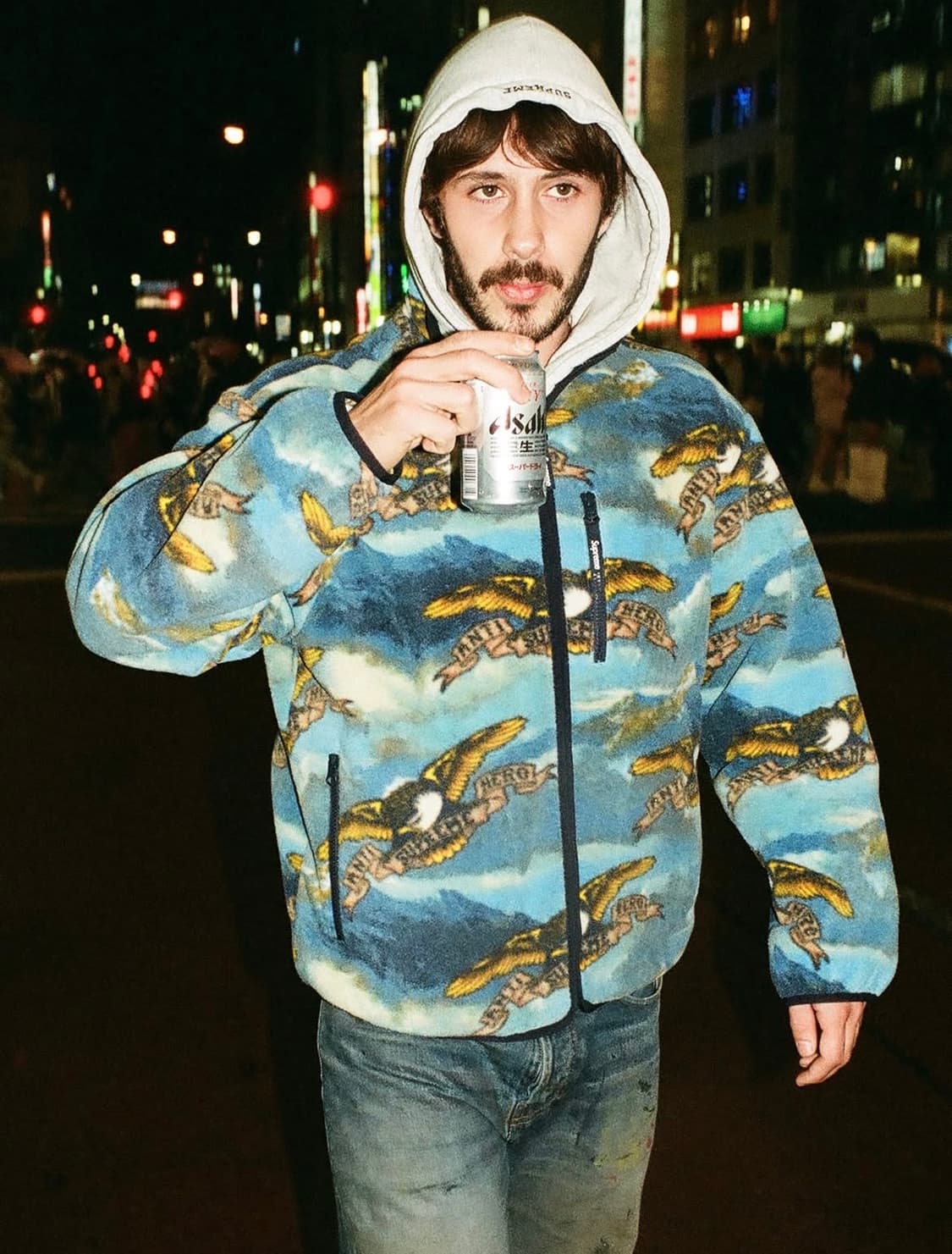 슈프림 & 안티히어로 플리스 자켓 xl 상품이미지5