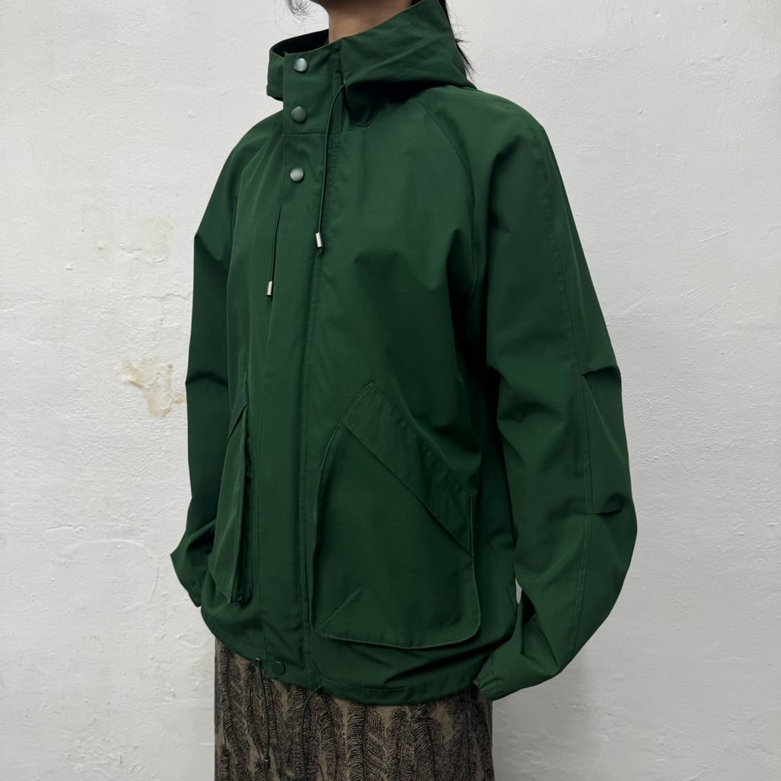 어반리서치 포레스트그린 폴리에스터 후드 마운틴 자켓 상품이미지1