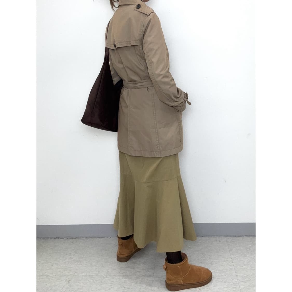 빈티지 베이지 트렌치 코트 상품이미지3