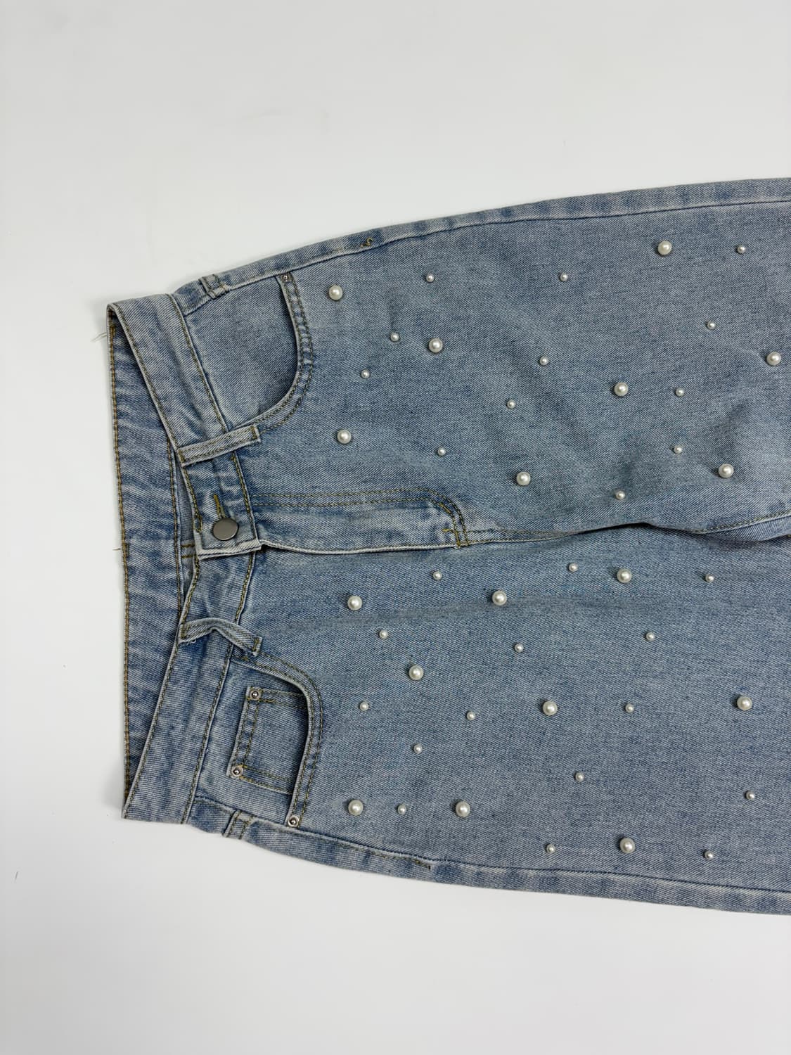 Pearl denim pants 상품이미지5