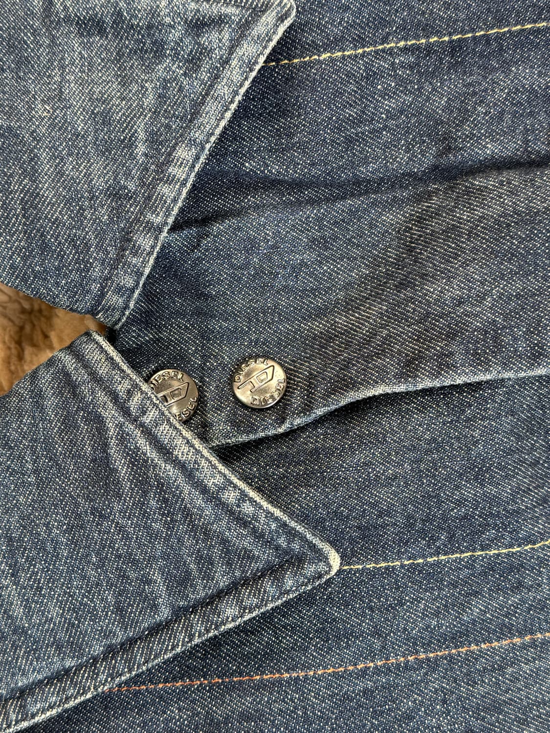 00s 디젤 데님 쉐르파 코트 자켓 상품이미지4