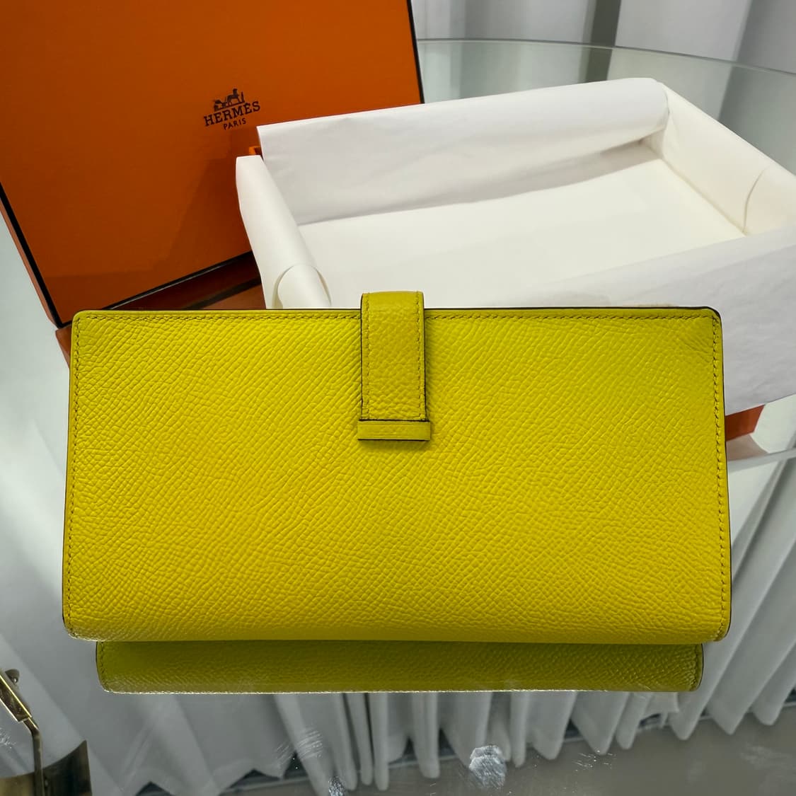 [스페셜오더] 에르메스 베안 은장 장지갑  상품이미지2