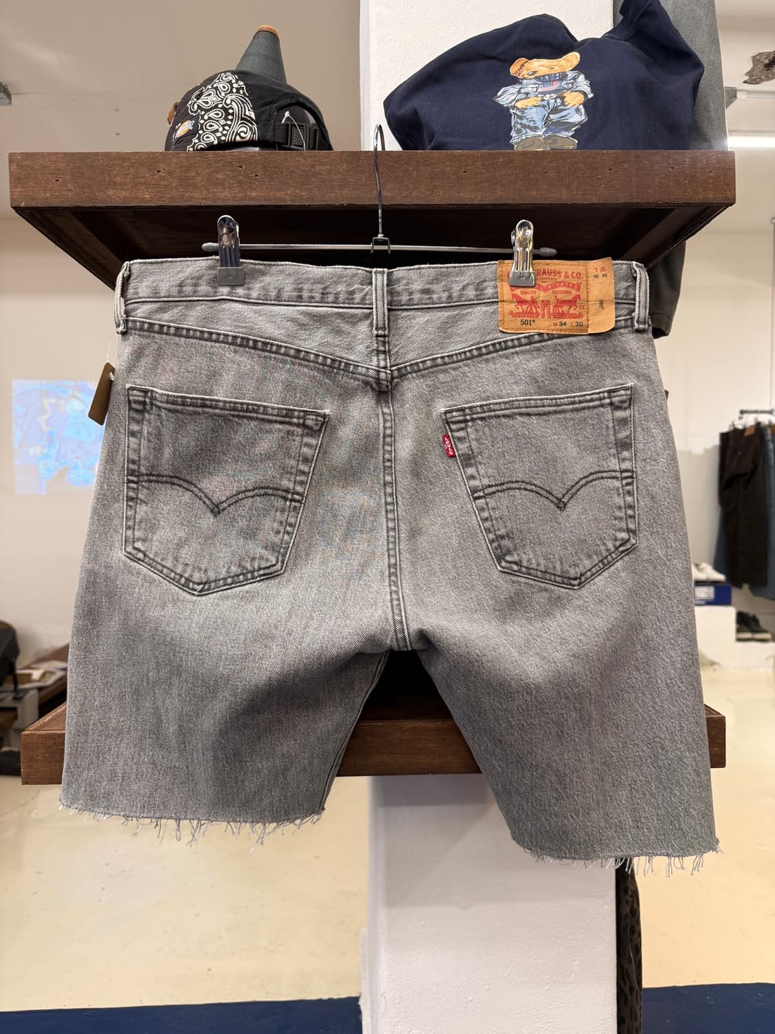 Levis 리바이스 501 커팅 데님 쇼츠 상품이미지8