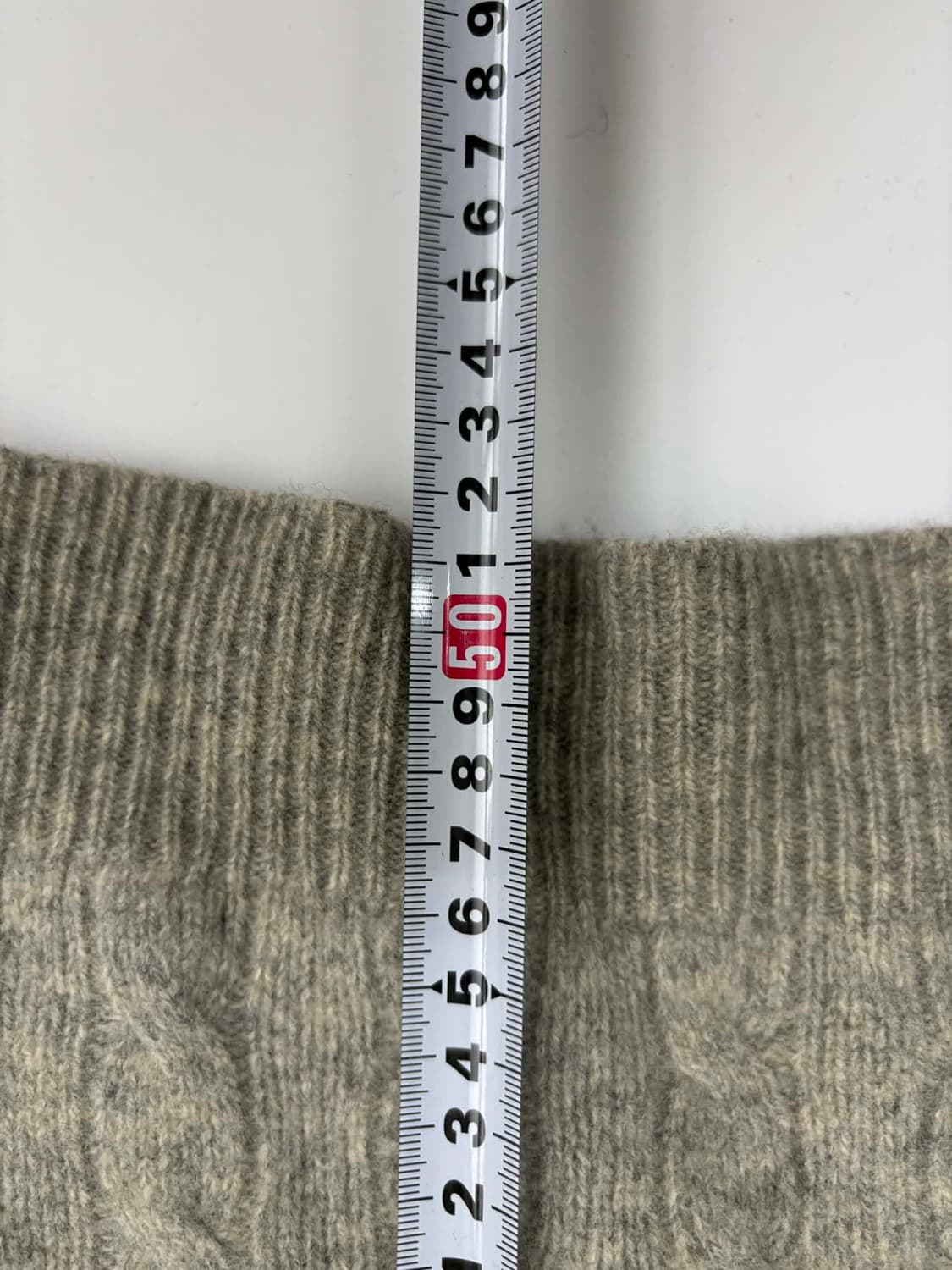 폴로 랄프로렌 신형 라벨 그레이 걸즈 브이넥 케이블 니트(M) 상품이미지6