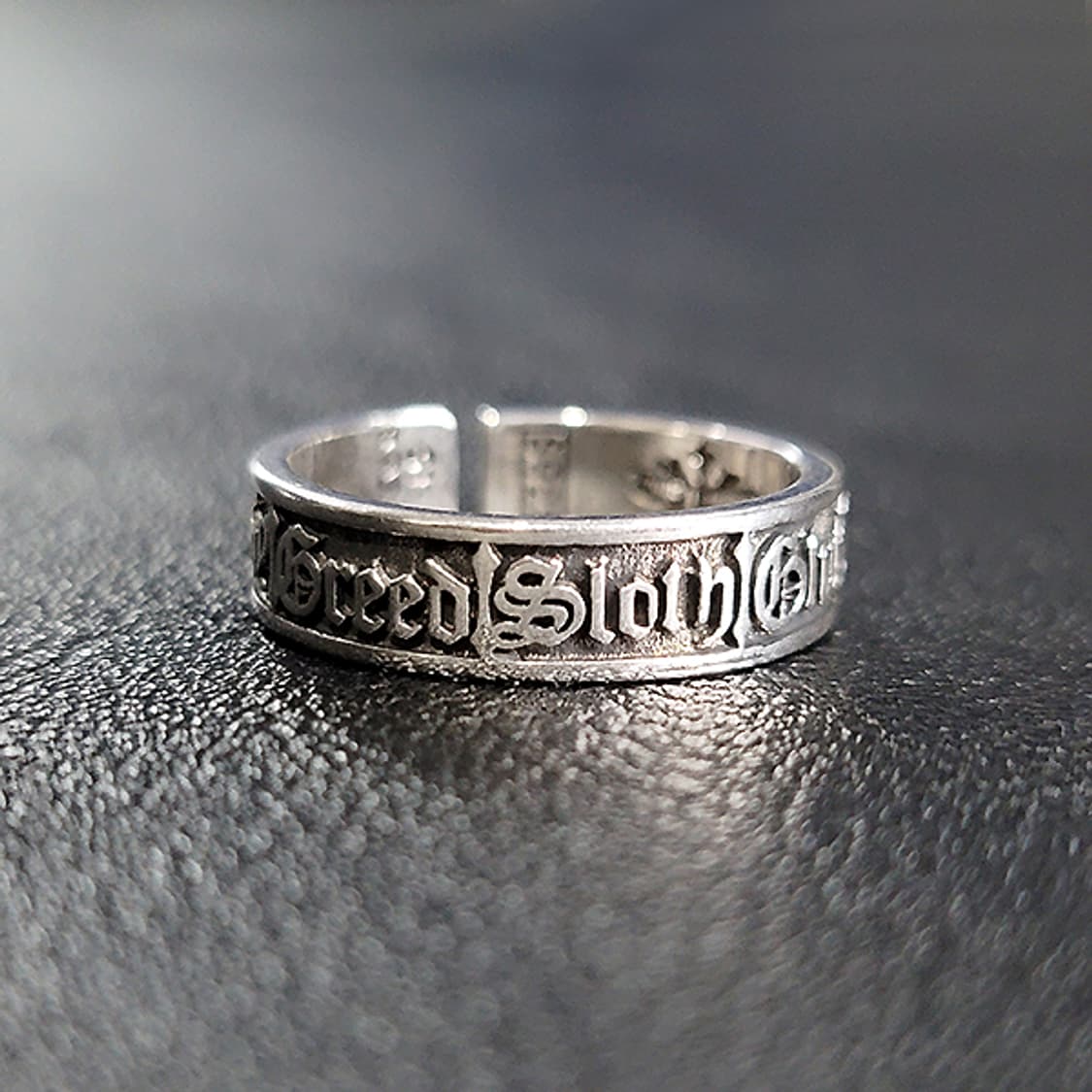 7개의 대죄 실버 남자 엔틱 빈티지 명품 칠죄종 반지 상품이미지1