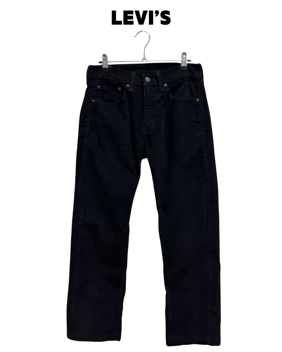 리바이스 505 코듀로이 팬츠 블랙 상품이미지1