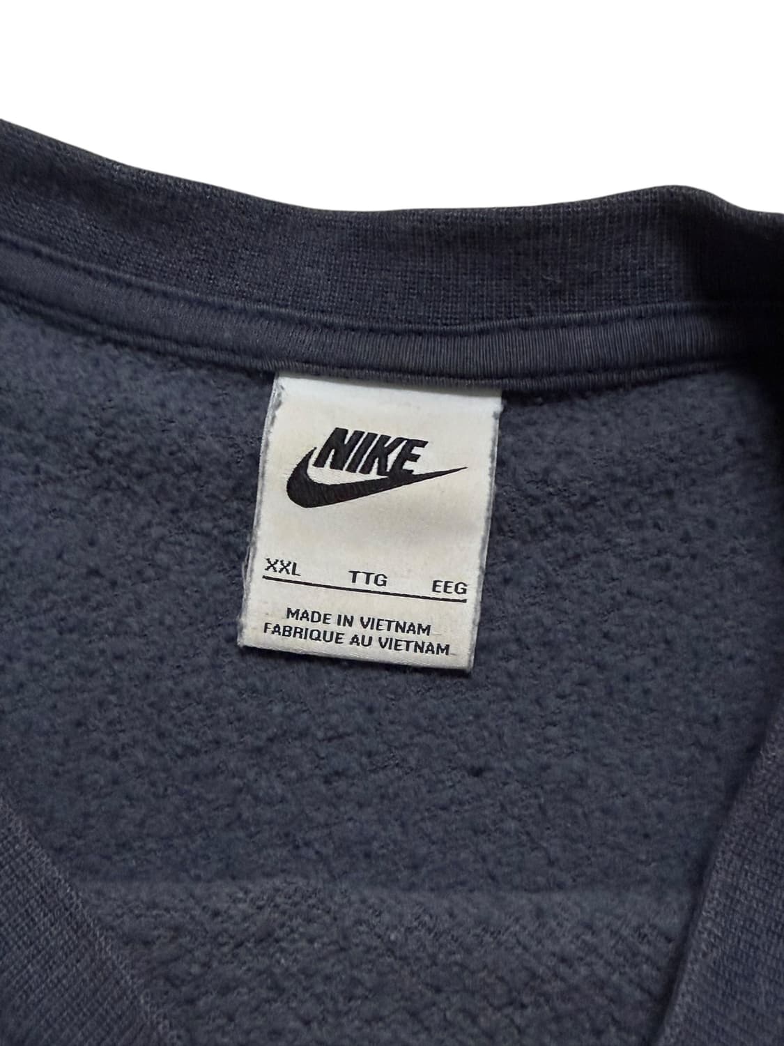 나이키 벨벳로고 세미크롭 맨투맨 상품이미지5