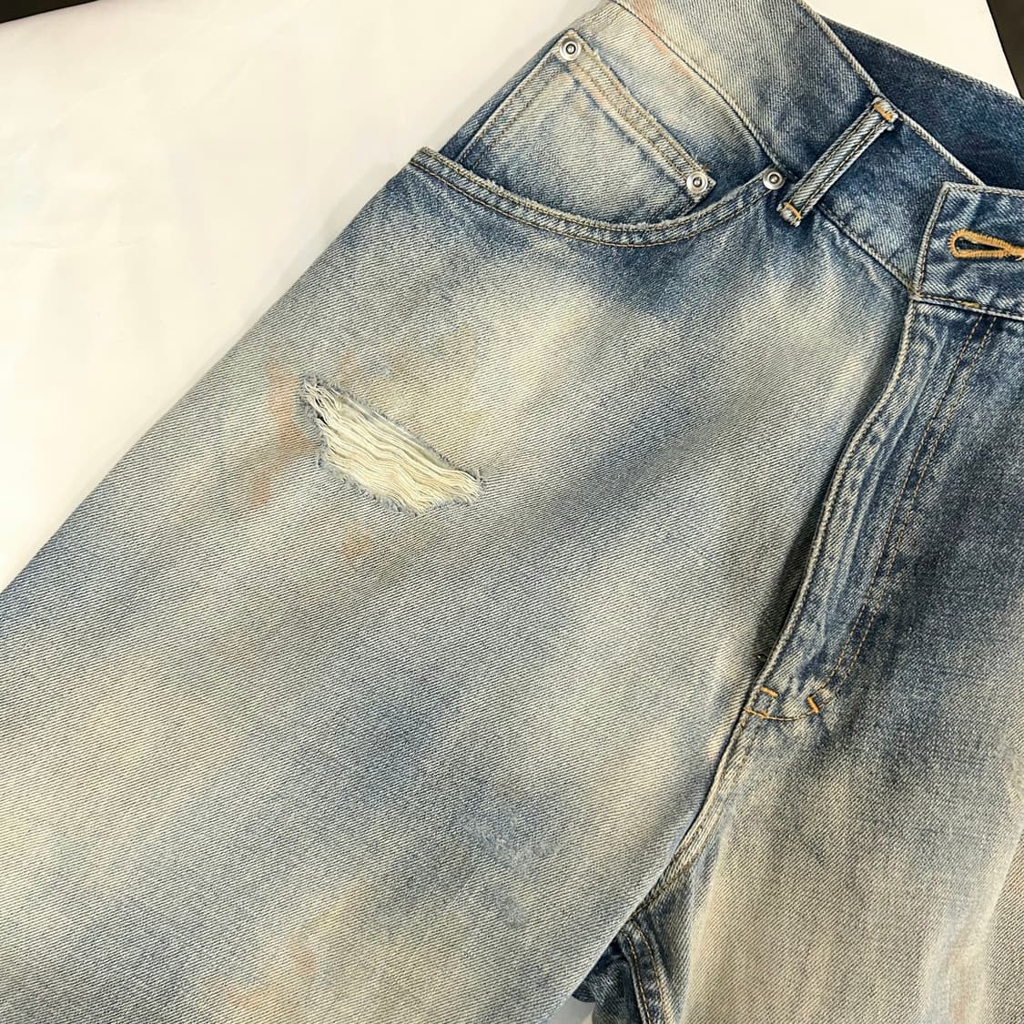 안셀름 에이징 워싱 데님팬츠  상품이미지3