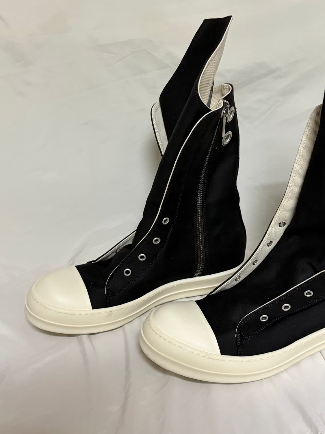 릭오웬스 다크쉐도우 오버사이즈 텅 스니커즈 상품이미지4