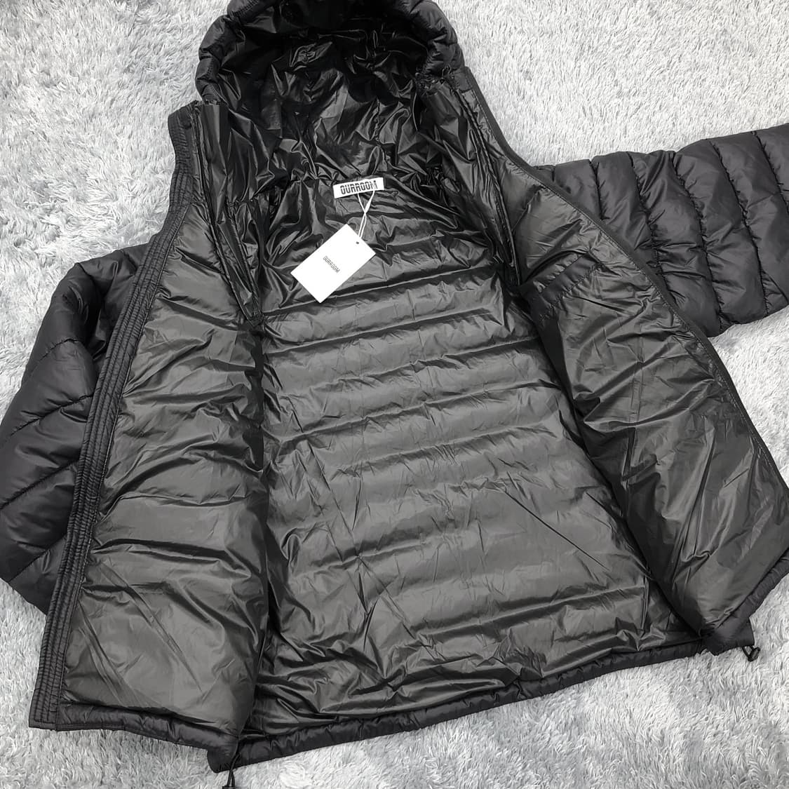 [premium] 립스탁 경량패딩 블랙 상품이미지7