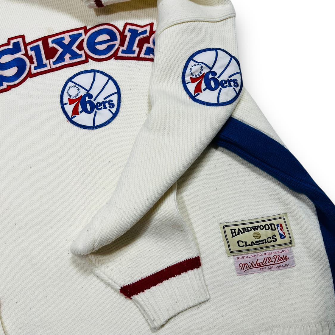 미첼 앤 네스 올드스쿨 필라델피아 세븐티식서스 풀오버 니트 상품이미지6