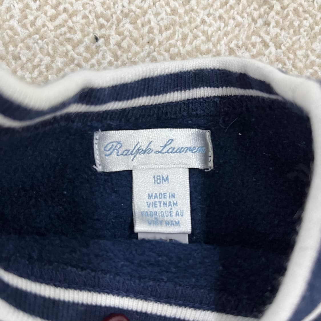 [18M] 폴로랄프로렌 키즈 베어 로고 맨투맨 스웻셔츠 0114M1 상품이미지2