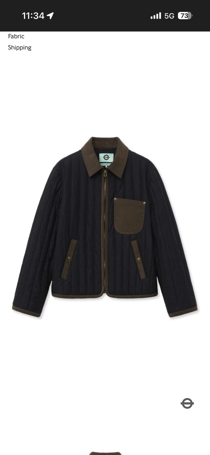 런던언더그라운드 퀄팅 자켓 M사 구매합니다 상품이미지1