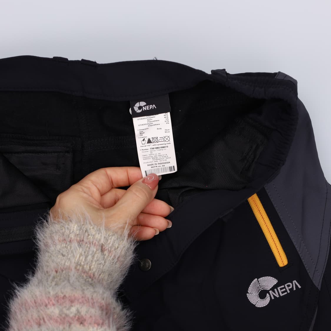 [M] 네파 등산 아웃도어 기능성 약기모 팬츠 1222J 상품이미지3