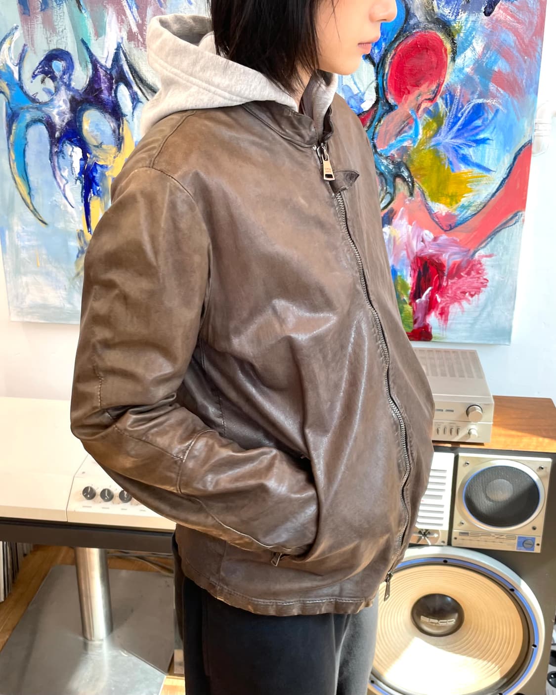 [52] 조르지오브라토 레더 자켓 상품이미지3