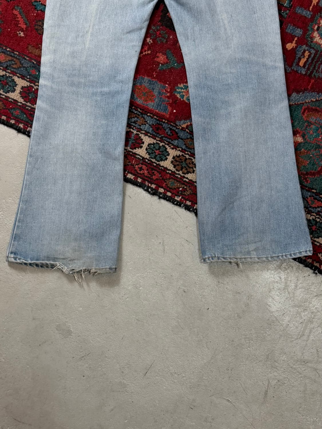 70's USA Made 빈티지 리바이스 646 벨바텀 부츠컷 오렌지탭 상품이미지8