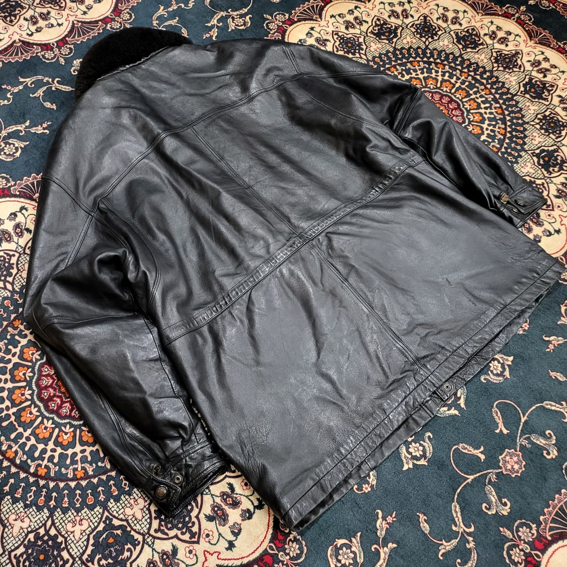 ELTORO 레더 롱 자켓 (XXL) 상품이미지7