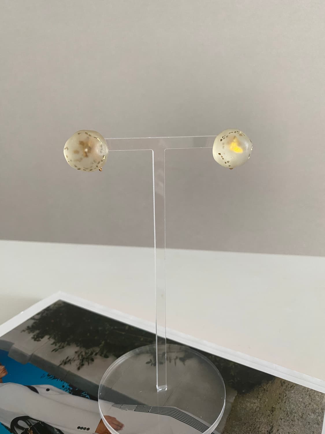 금박 포인트 빈티지 귀찌 귀걸이 상품이미지5