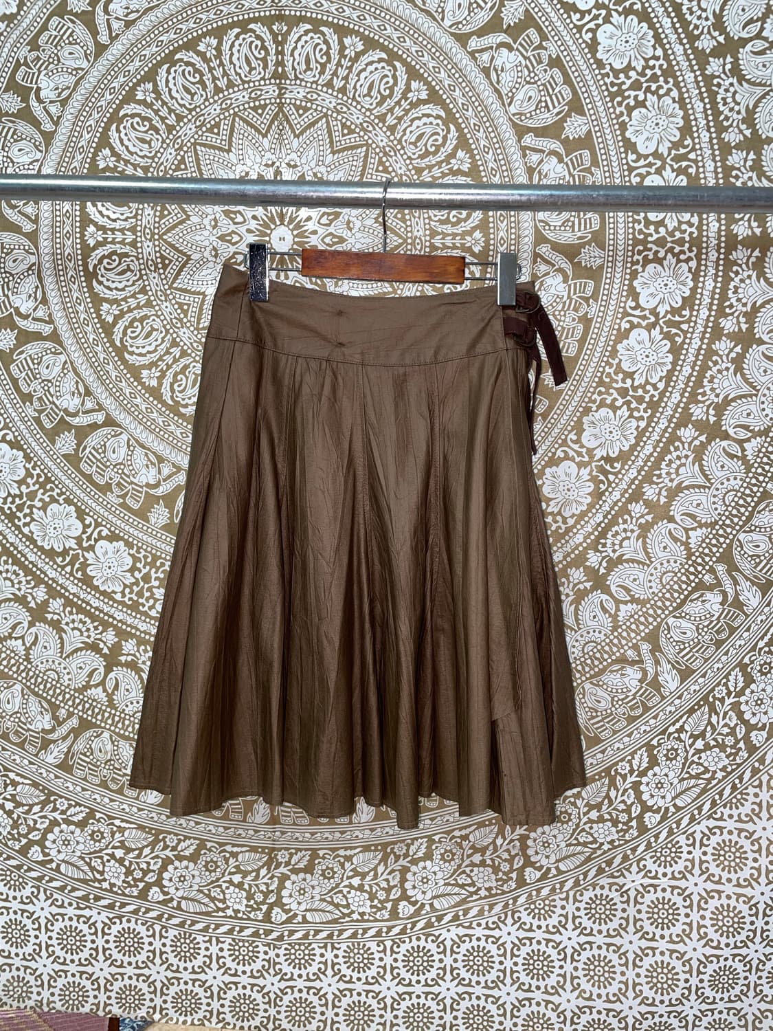 빈티지 여성 버클 랩 스커트  상품이미지5