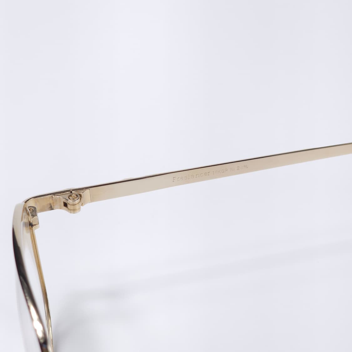 18K 도금 90년도 빈티지 금테 안경 상품이미지5