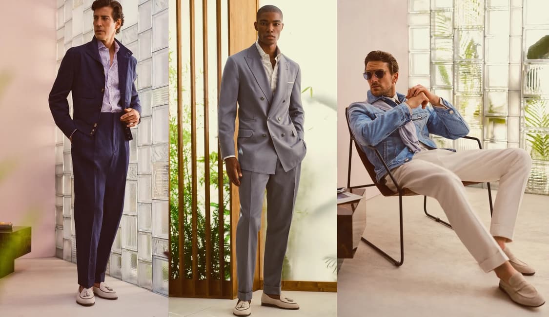 브루넬로 쿠치넬리 / 홀스빗 스웨이드 로퍼 / 42 (새상품) 상품이미지9