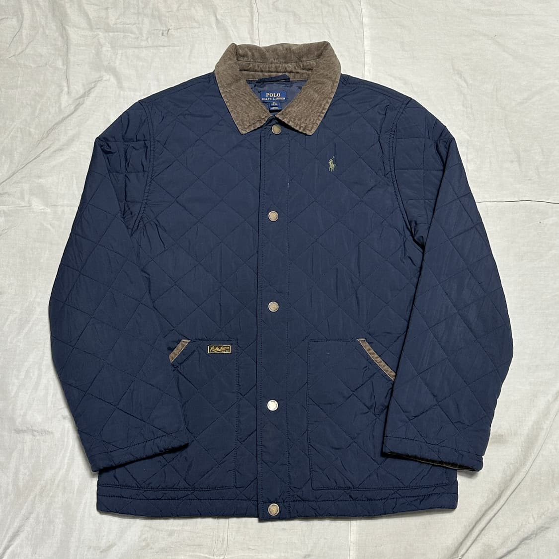 XL 폴로랄프로렌 포니자수 네이비 퀼팅 상품이미지2