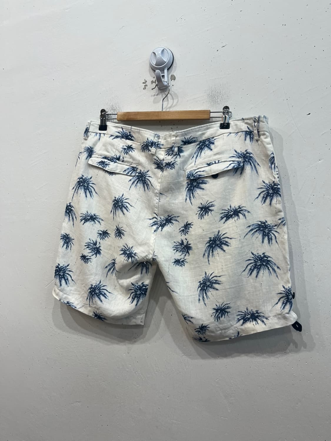 ZARA 자라 퓨어린넨 하와이안 쇼츠 반바지 37 상품이미지3