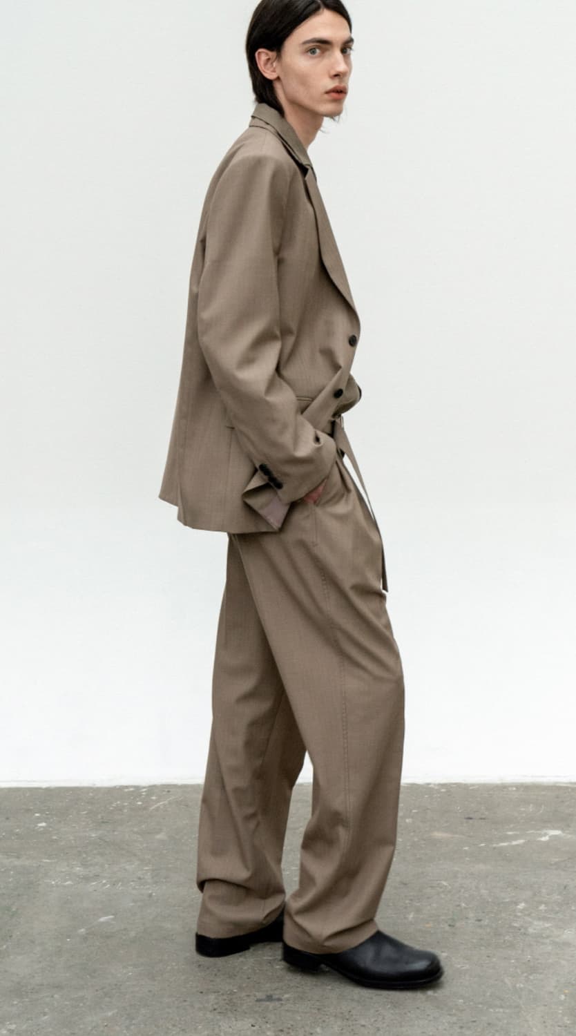 인사일런스 탄 베이지 블레이저  상품이미지2