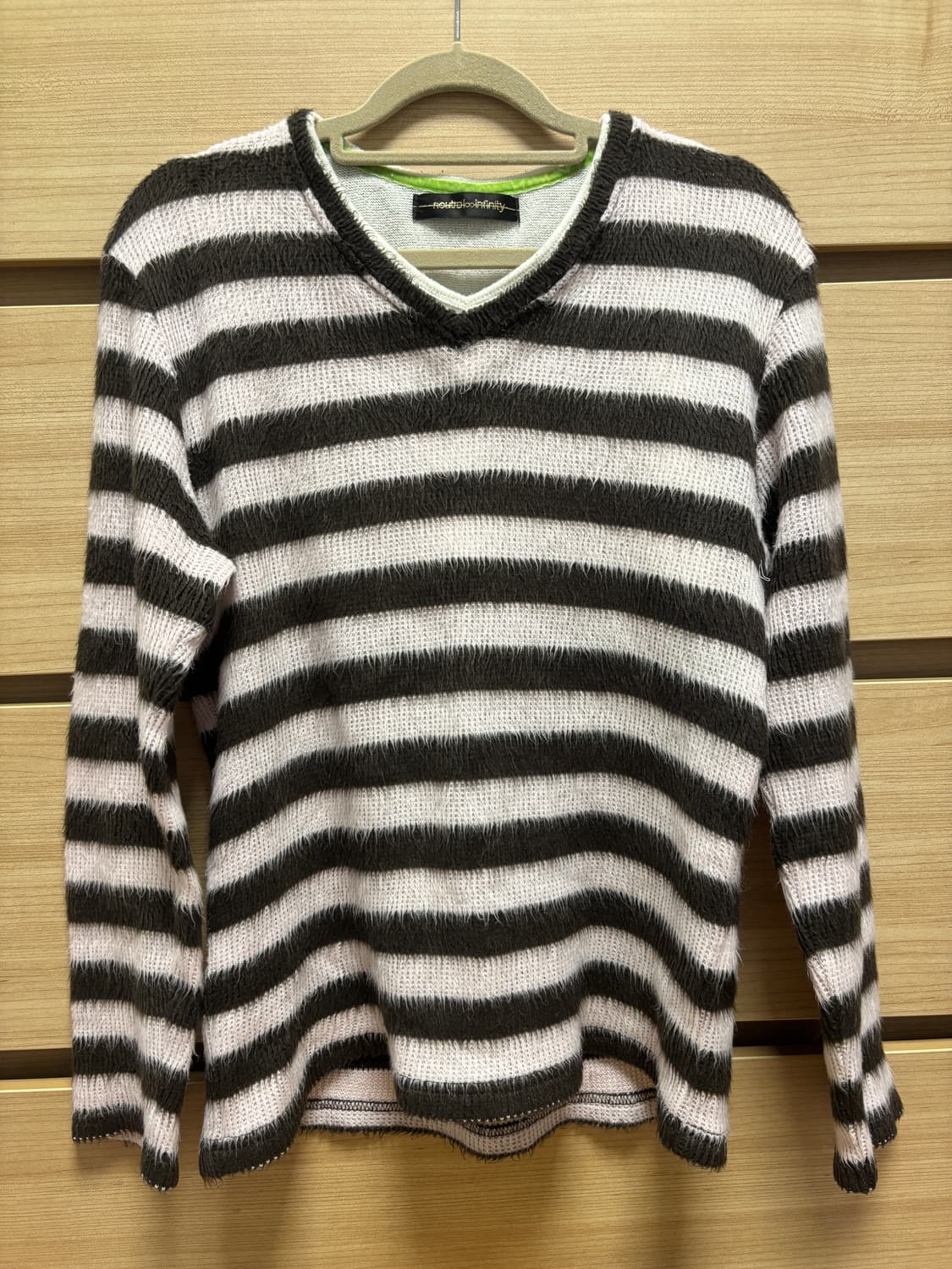 Stripe hairy knit 상품이미지1