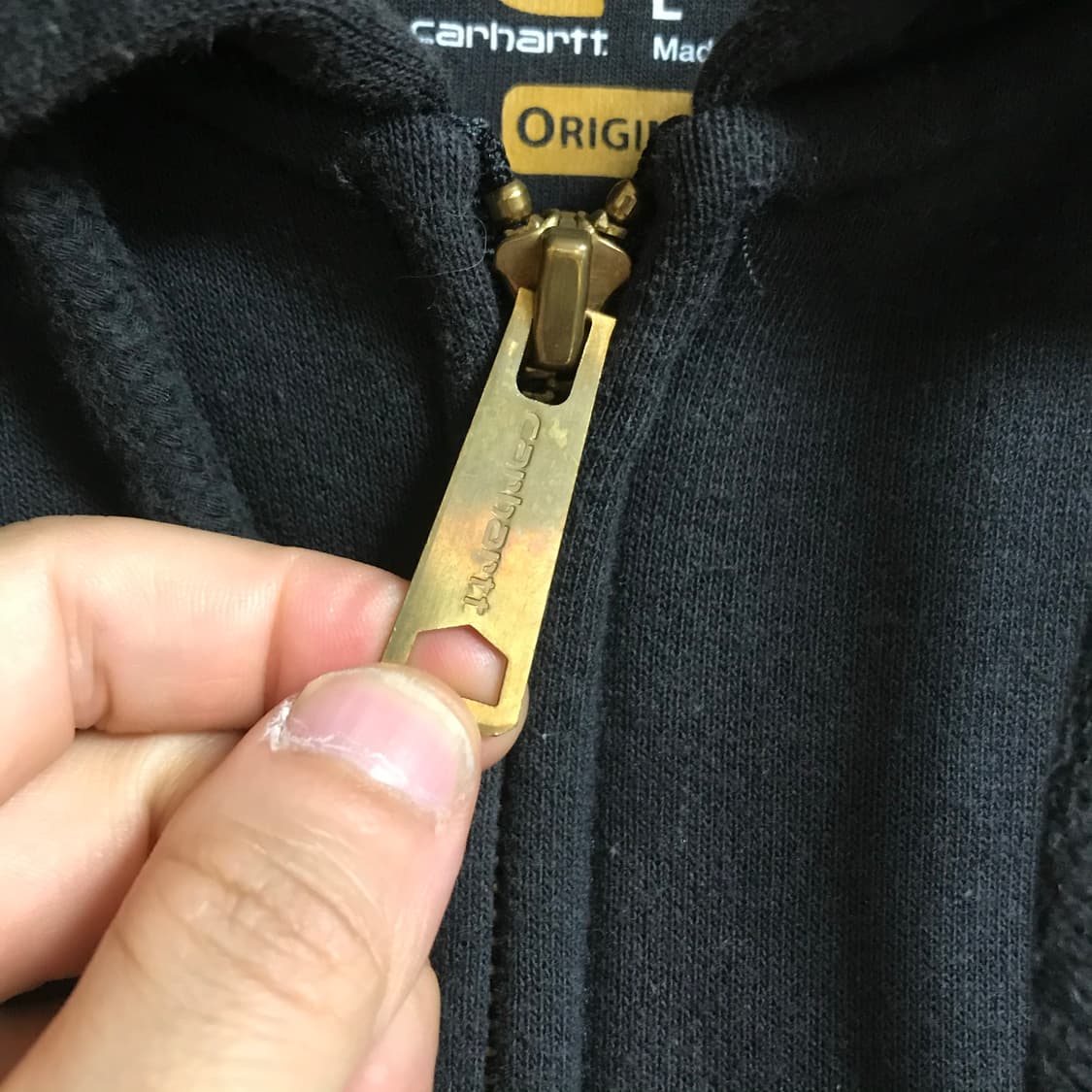 칼하트 시그니처 후드집업 상품이미지4