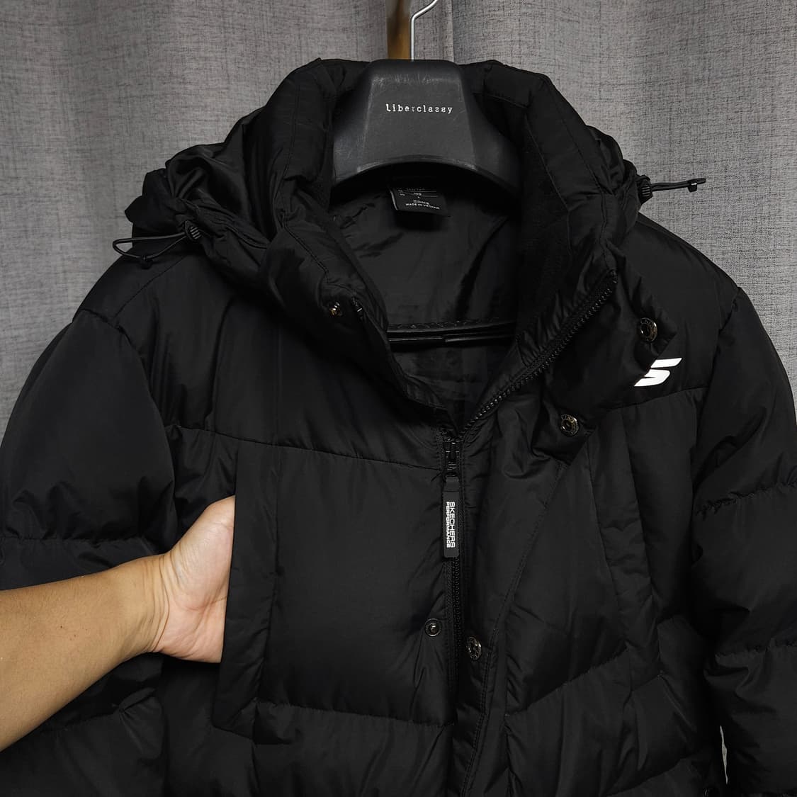 100 ) 스케쳐스 남성 거위털 롱패딩 상품이미지5