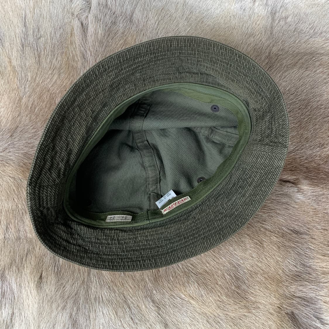 *레어* 캐피탈 카고 타입 코듀로이 버킷햇 상품이미지4