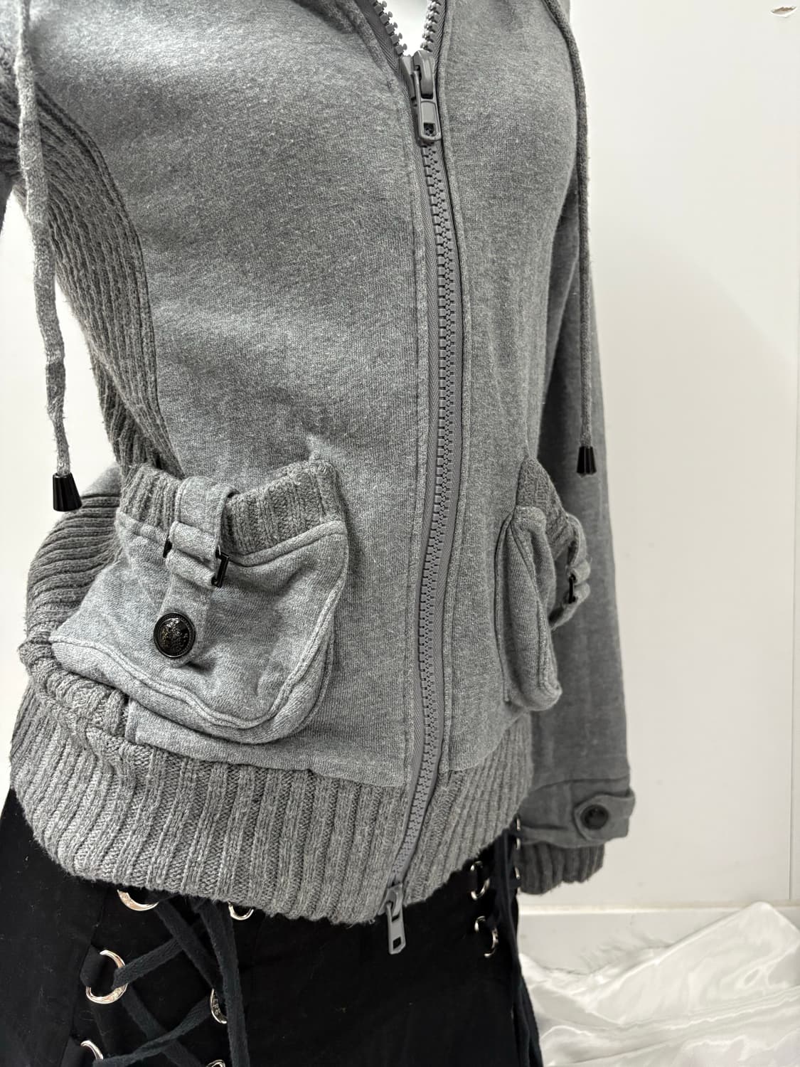 Y2K 투웨이 후드집업 상품이미지5