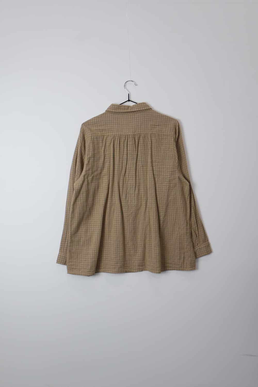 Jpn Kitsch Brown Multi-Button Shirt 상품이미지5