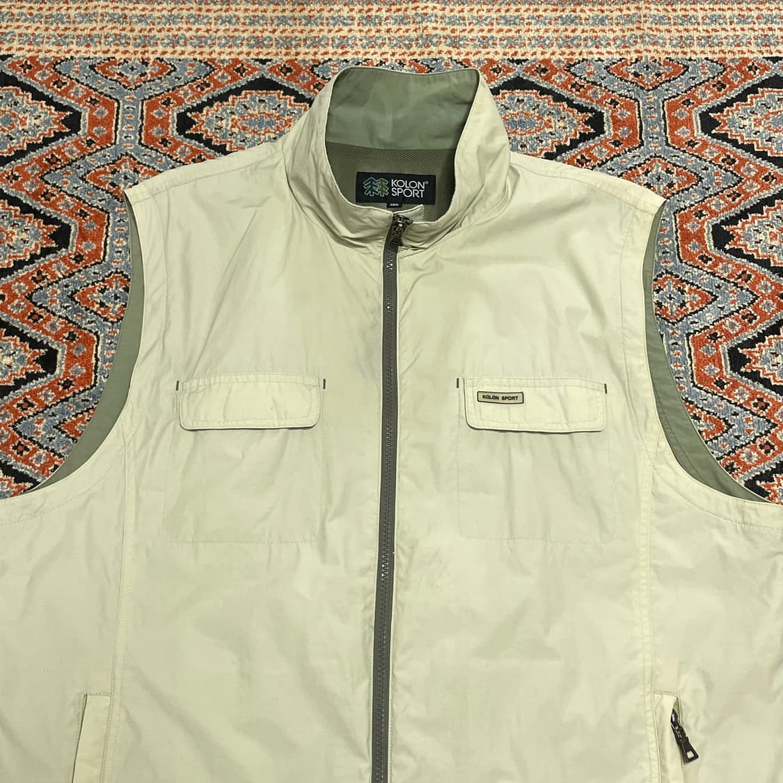 코오롱스포츠 아이보리 조끼 남성105  상품이미지2