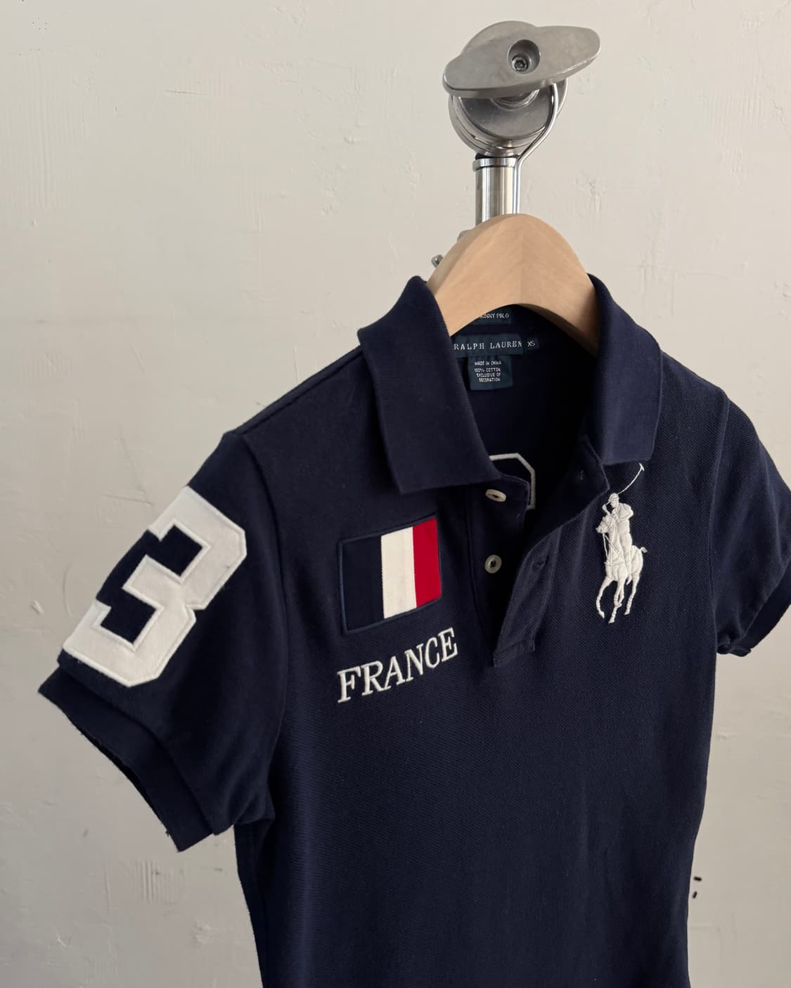 Polo 랄프로렌 우먼 빅포니 프랑스 네이비컬러 스키니핏 PK 카라티셔츠 상품이미지2