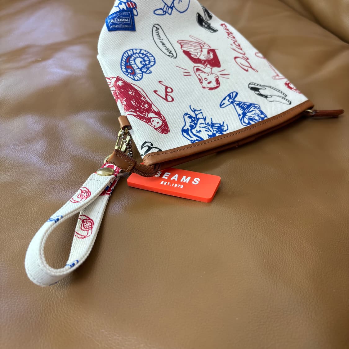 PORTER BEAMS 포터 빔즈 40주년 한정 파우치 가방 상품이미지4