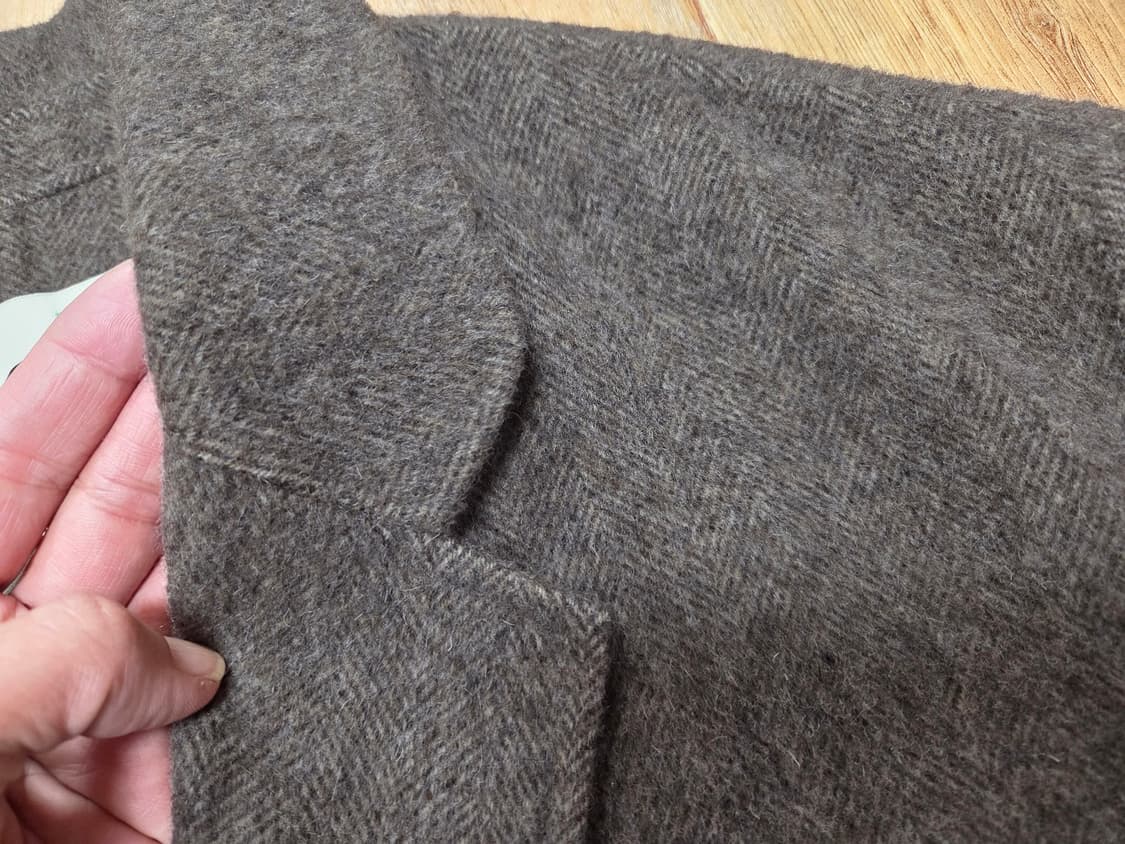 더키모(THE KIMO) 헤링본 울자켓 프리사이즈 상품이미지5