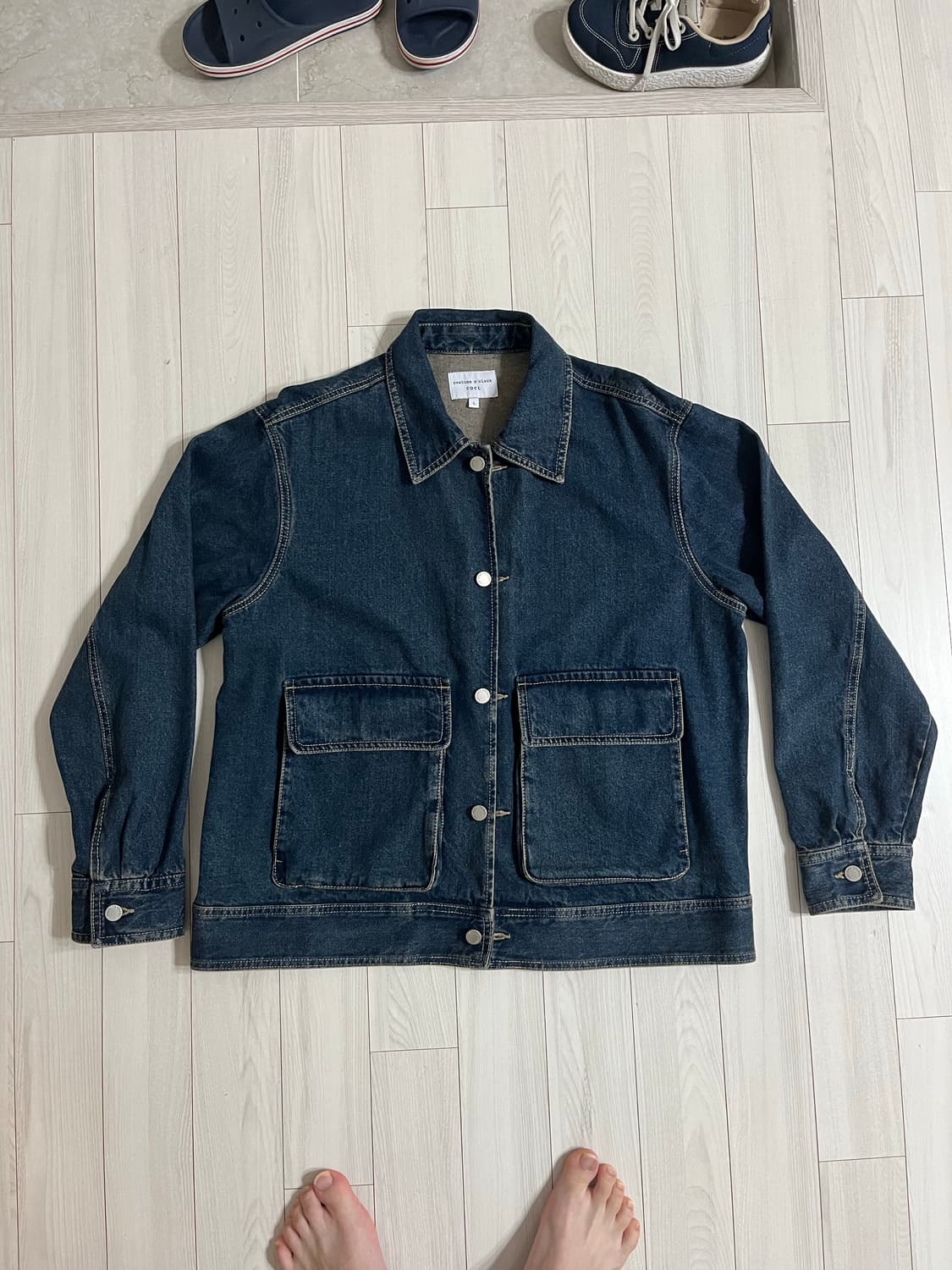 커스텀어클락 데님자켓 청자켓 L 상품이미지1