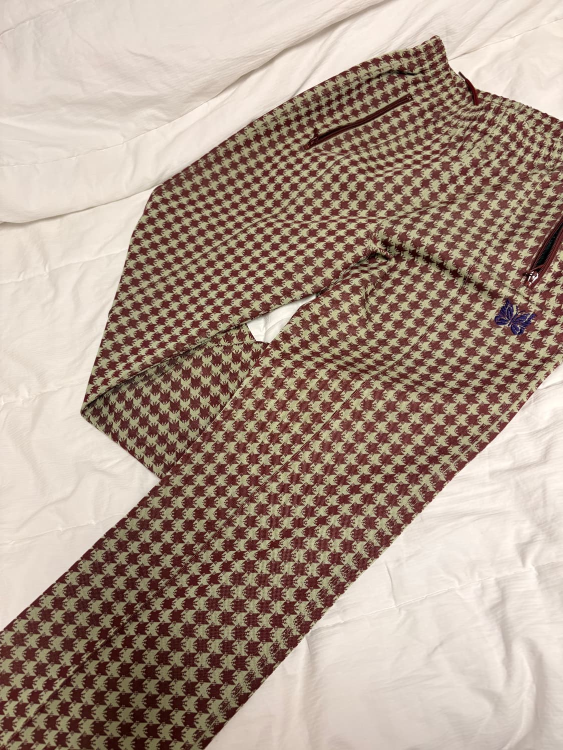 니들스 체크 트랙팬츠 사이즈 S 상품이미지3