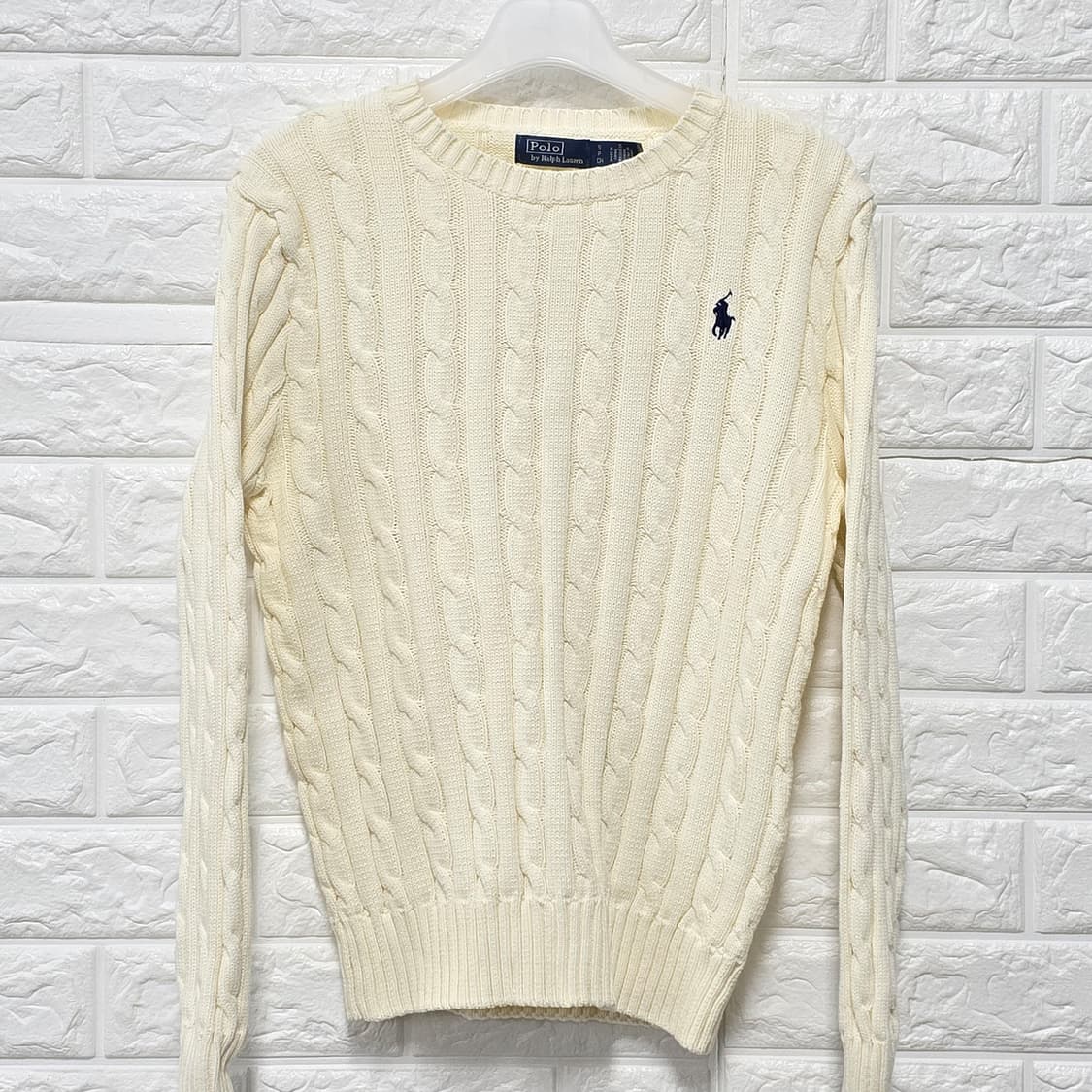택포) 폴로 랄프로렌 케이블 니트 S 상품이미지1