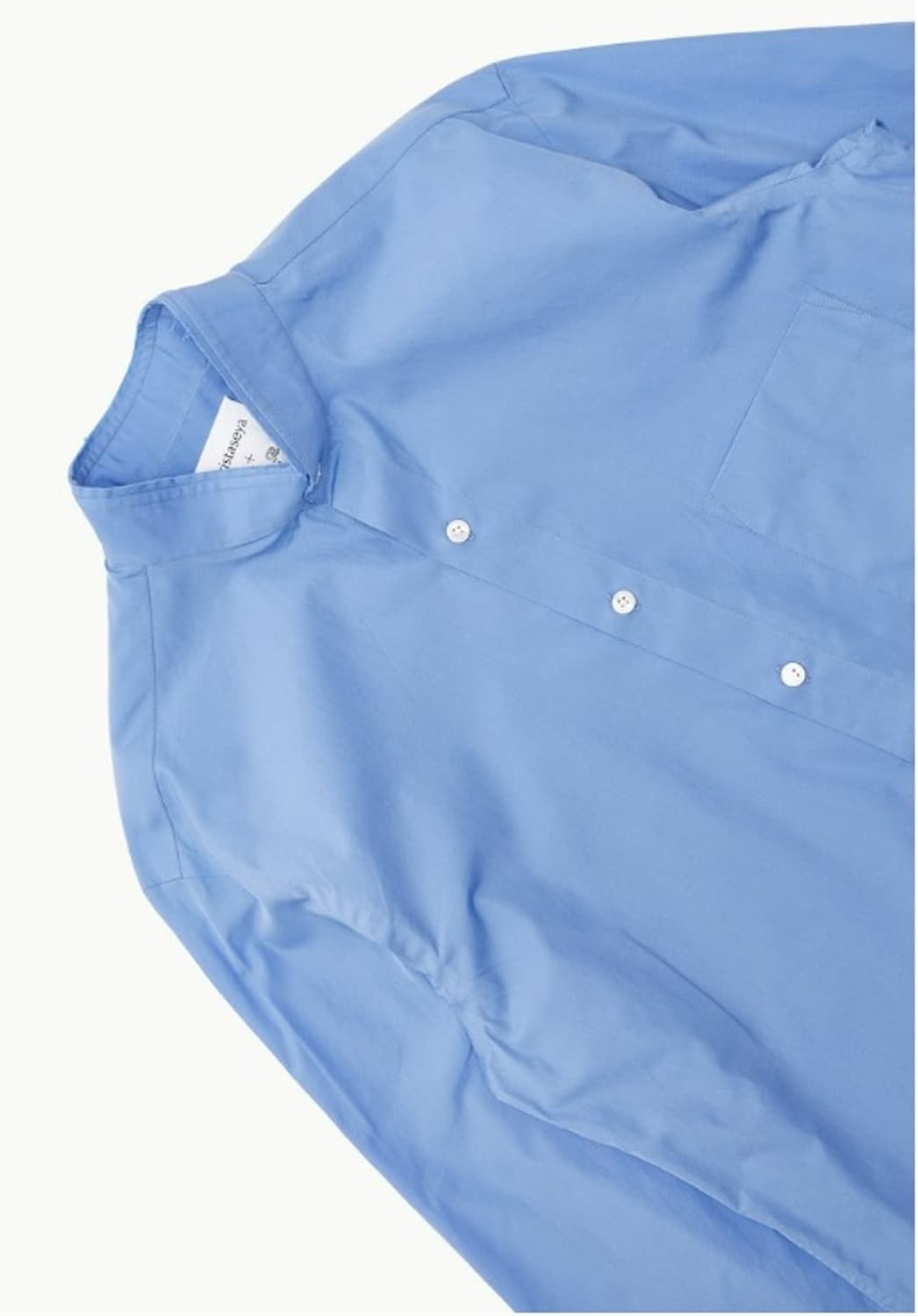 크리스타세야 블루 마오 카라 셔츠 상품이미지4