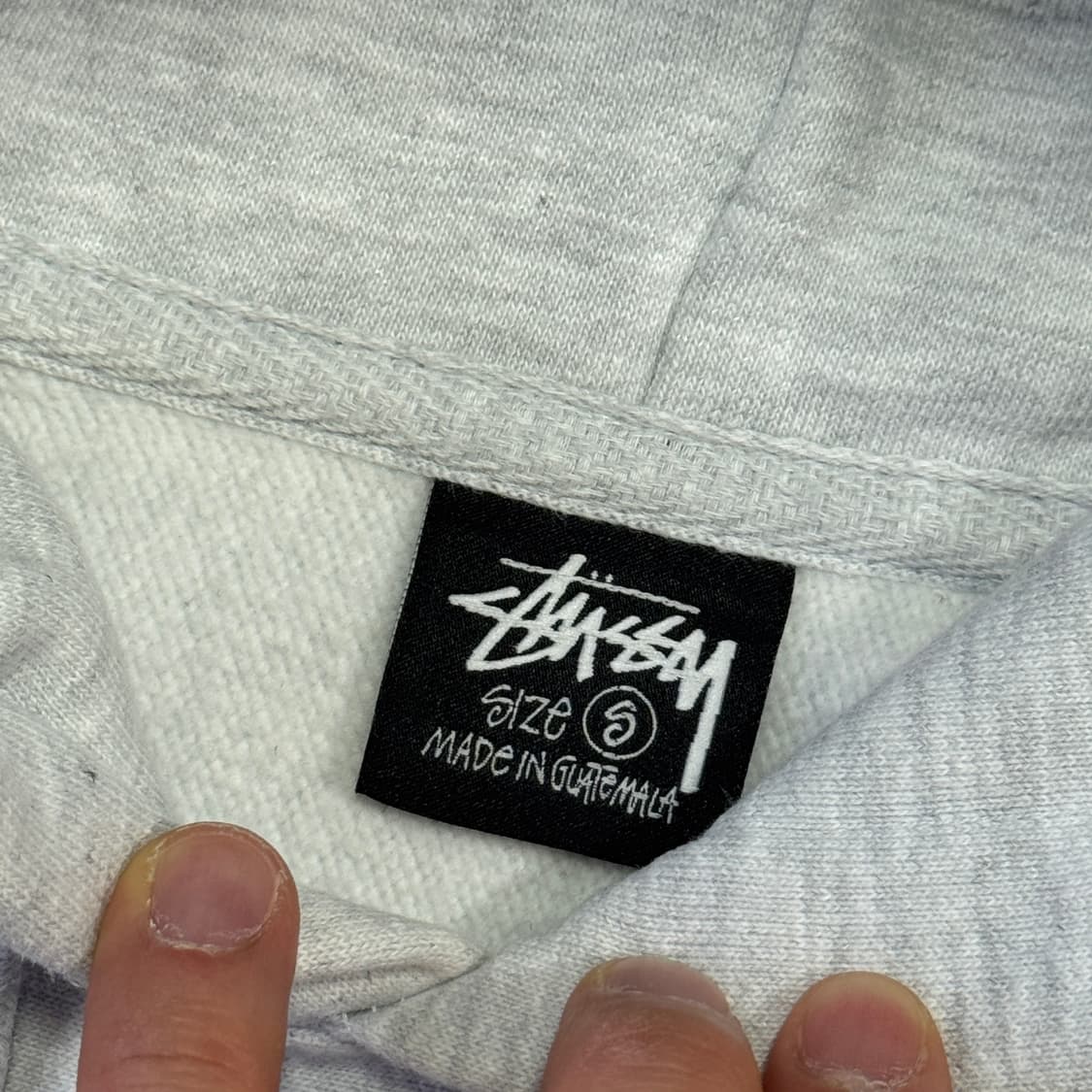 스투시 애쉬헤더 카모 C 빅로고 후드 S 상품이미지5