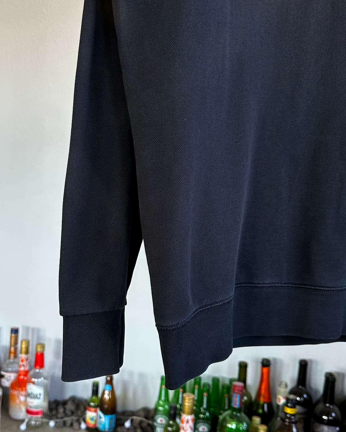 [XL]메종키츠네 폭스헤드 블랙 맨투맨 상품이미지4