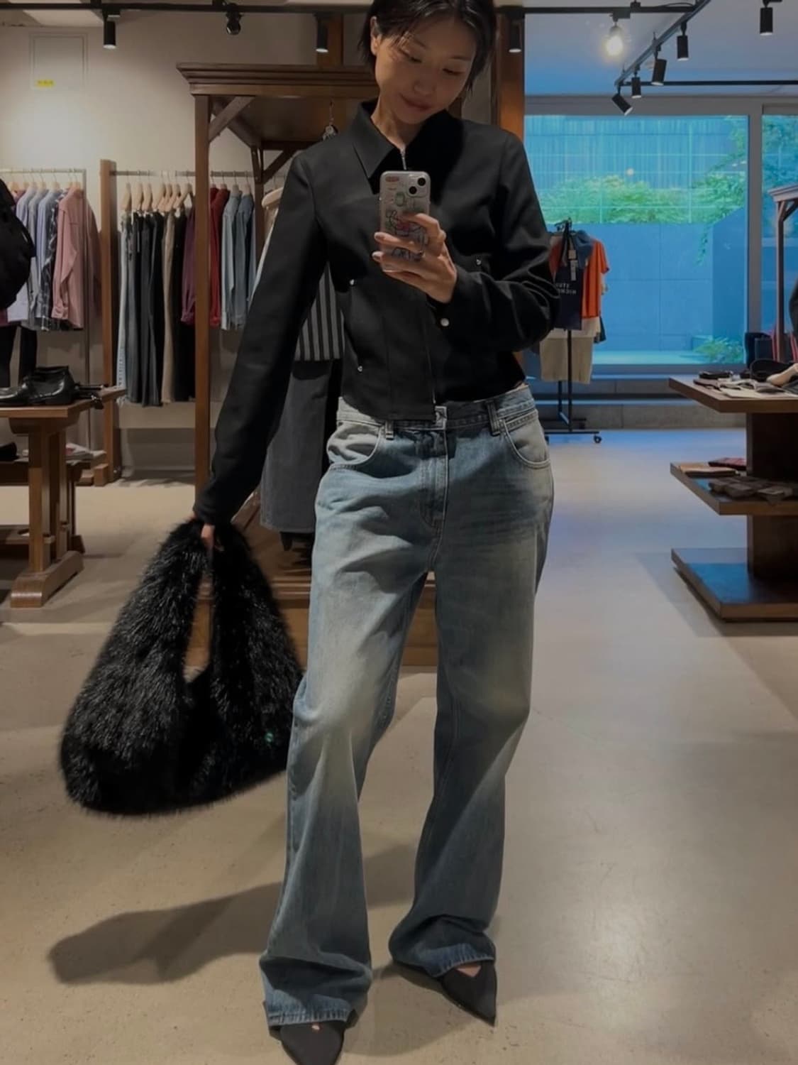 Tonywack Flared leg denim jeans 상품이미지2