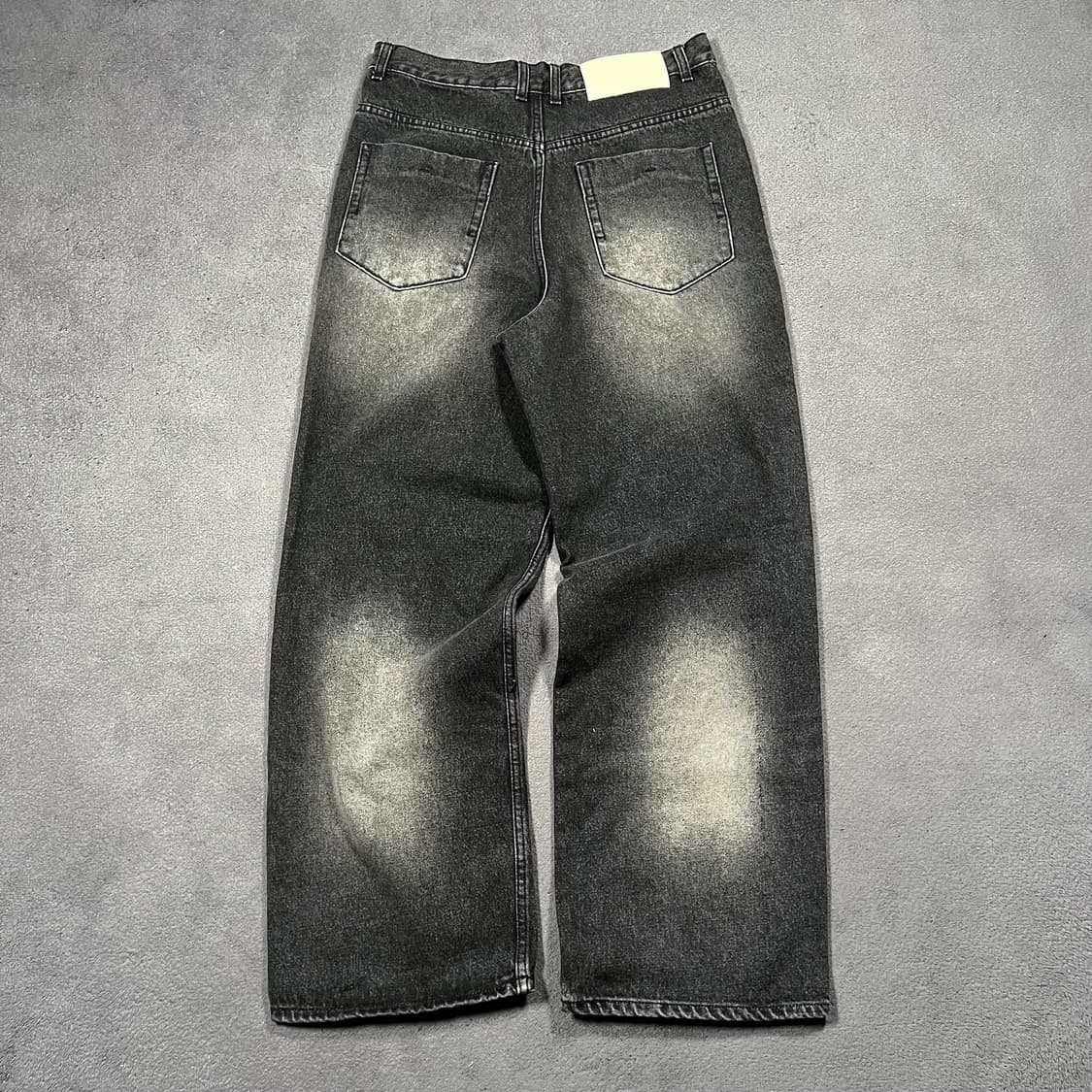 SATUR 세터 워싱 흑청 데님 팬츠 상품이미지2